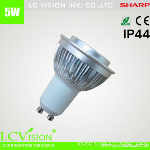 LED lighting / 5W SHARP COB LED BULB/ IP44 / E27 GU10 / 500 lm